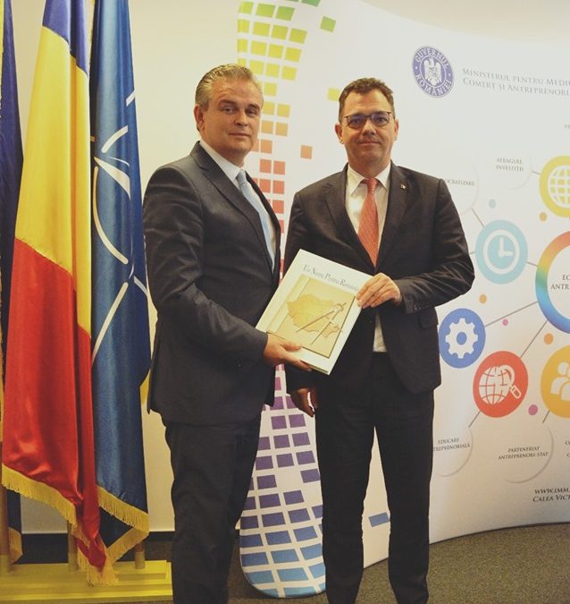 Consultări între ministrul Ştefan-Radu Oprea şi delegația Uniunii Naționale a Patronatului Român (UNPR)