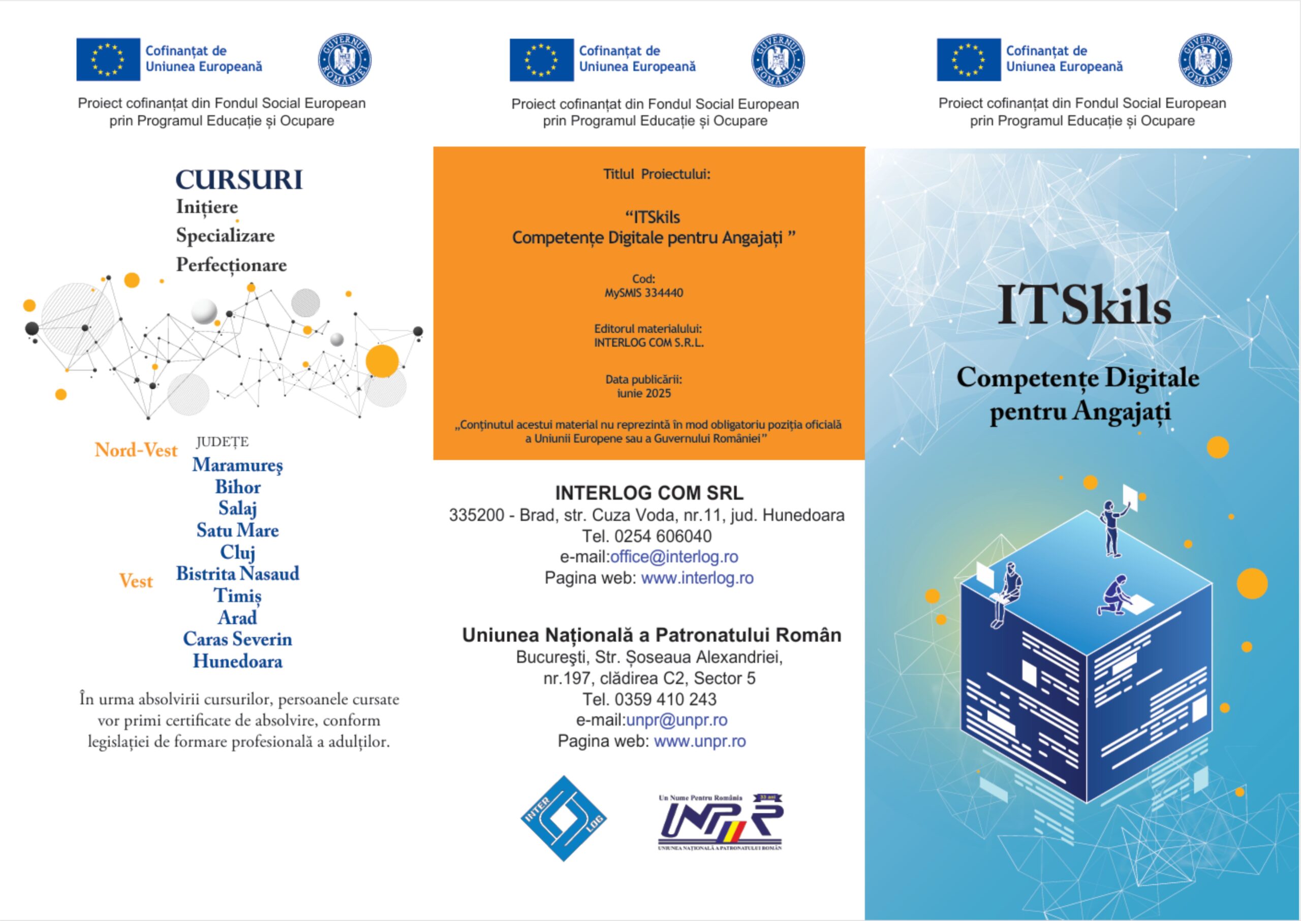 ITSkils Competențe Digitale pentru Angajați - CURSURI GRATUIRE !!